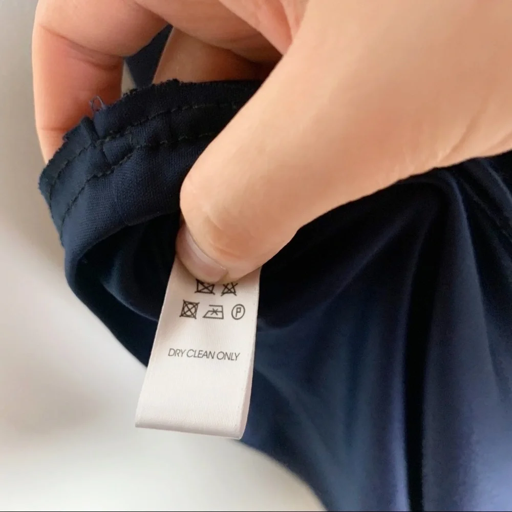 BHLDN Classy Navy Maxi Dress Criss Cross Straps 10 - Picture 13 of 14